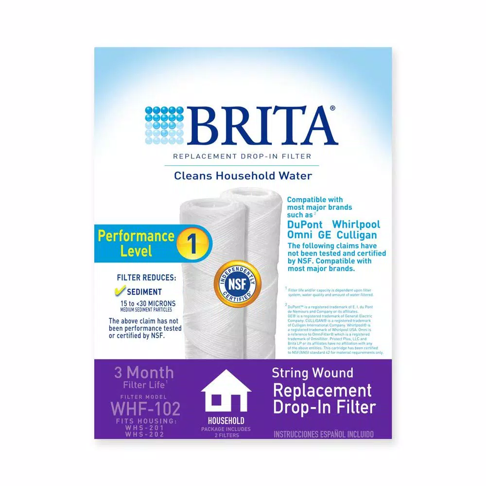 Replacement Water Filters Brita Universal String Wound Cartridge (2-Pack) 4 Replacement Water Filters Brita Universal String Wound Cartridge (2-Pack) - Image 2