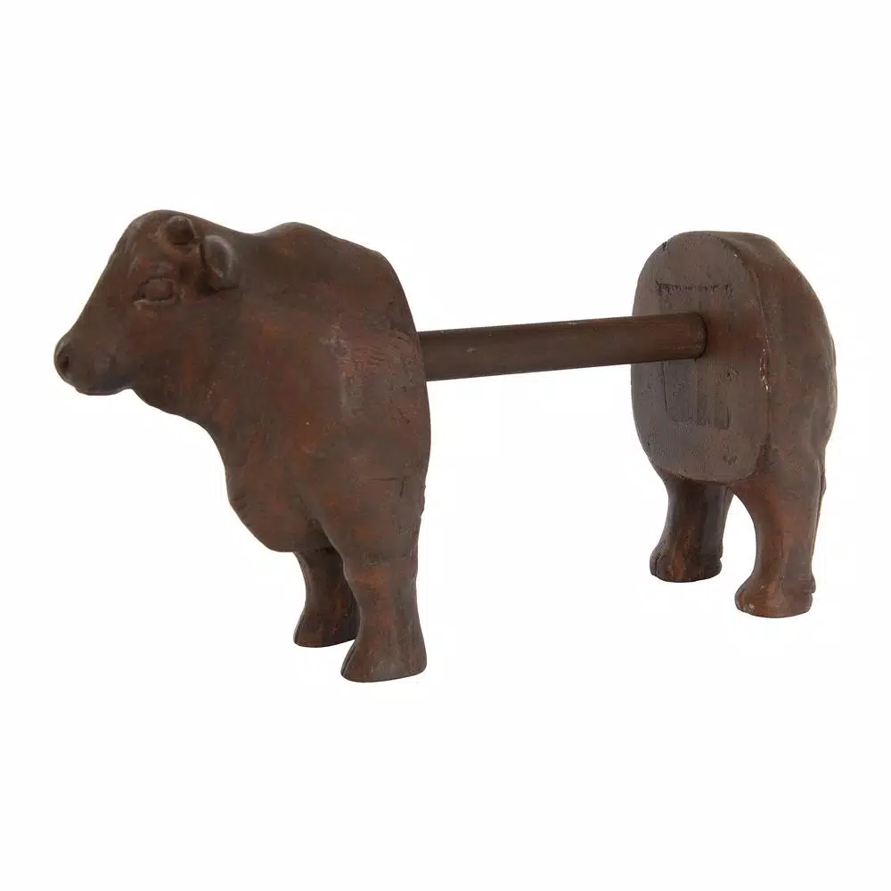 Countertop Storage 3R Studios Freestanding Brown Cow Shaped Paper Towel Holder 6 Countertop Storage 3R Studios Freestanding Brown Cow Shaped Paper Towel Holder - Image 4