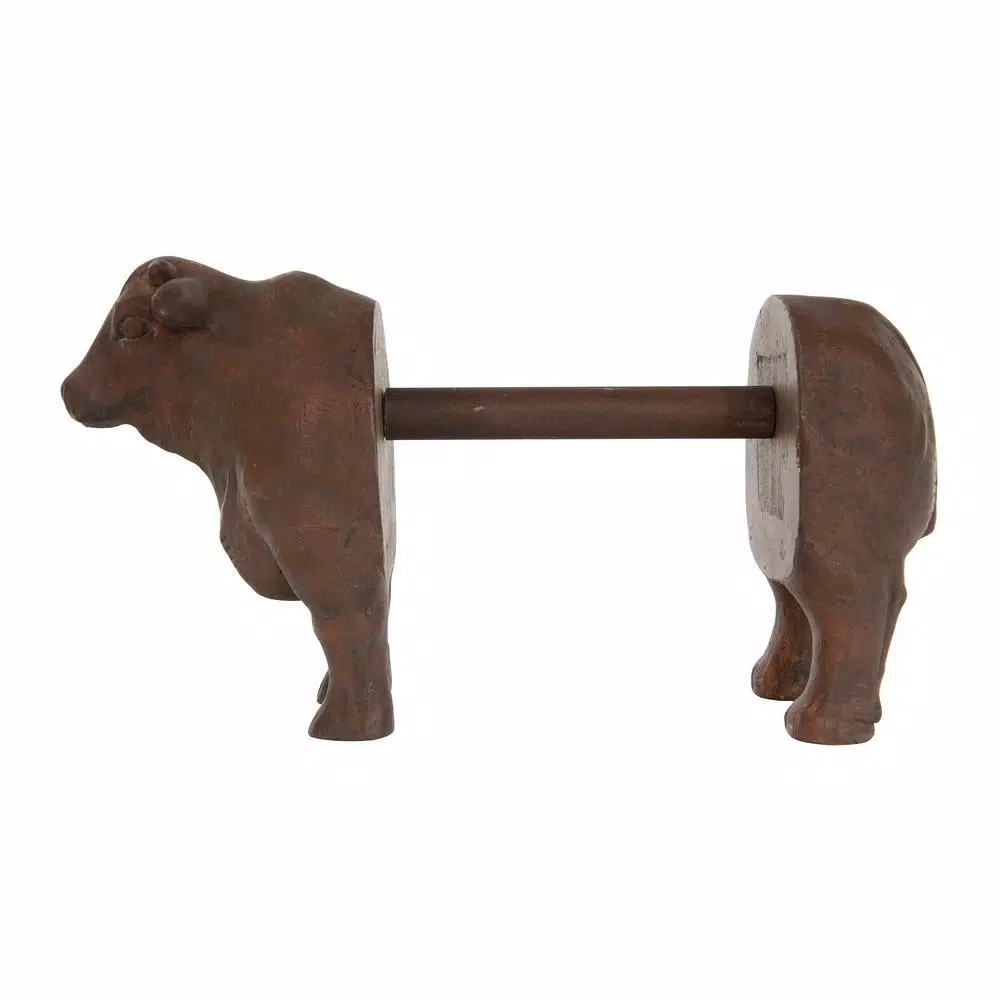 Countertop Storage 3R Studios Freestanding Brown Cow Shaped Paper Towel Holder 3 Countertop Storage 3R Studios Freestanding Brown Cow Shaped Paper Towel Holder