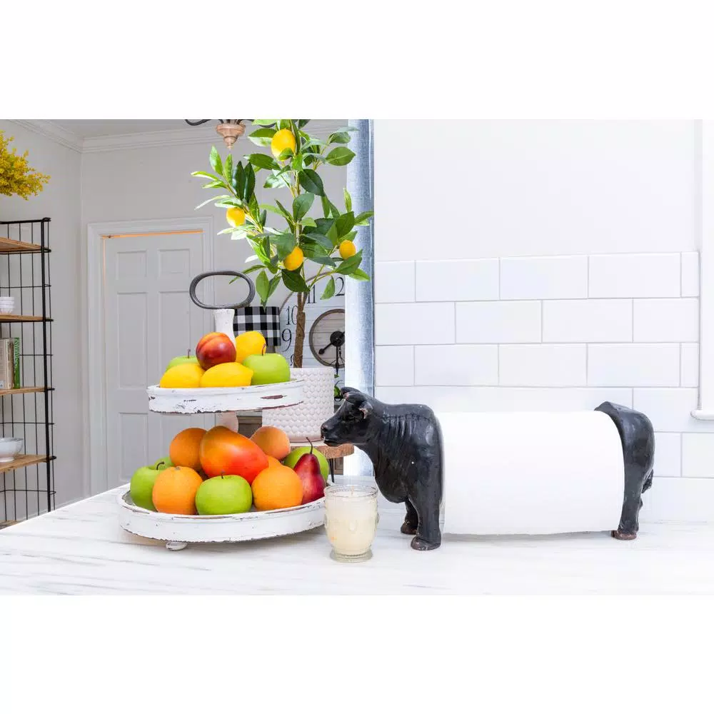 Countertop Storage 3R Studios Freestanding Brown Cow Shaped Paper Towel Holder 8 Countertop Storage 3R Studios Freestanding Brown Cow Shaped Paper Towel Holder - Image 6