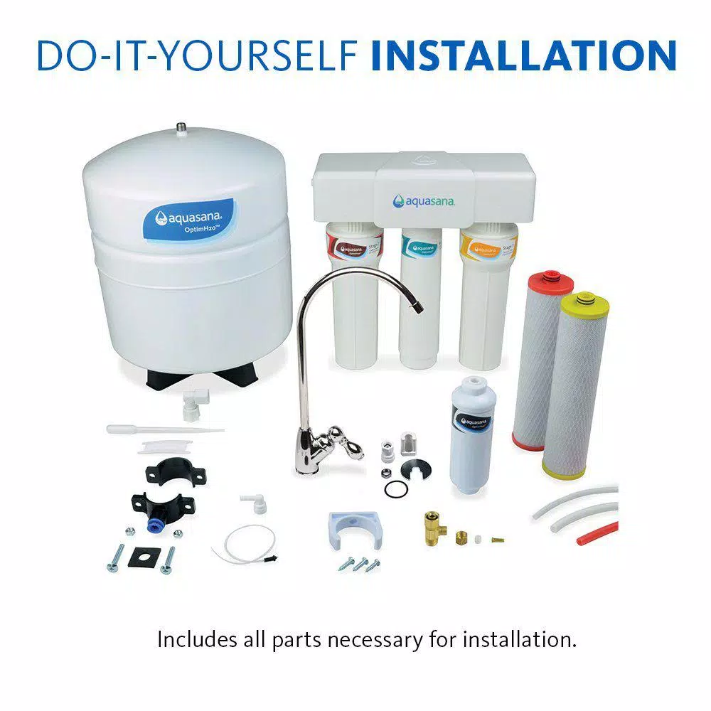 Water Filtration Systems Aquasana OptimH2O Reverse Osmosis Claryum Under-Counter Water Filtration System With Brushed Nickel Faucet 12 Water Filtration Systems Aquasana OptimH2O Reverse Osmosis Claryum Under-Counter Water Filtration System With Brushed Nickel Faucet - Image 10