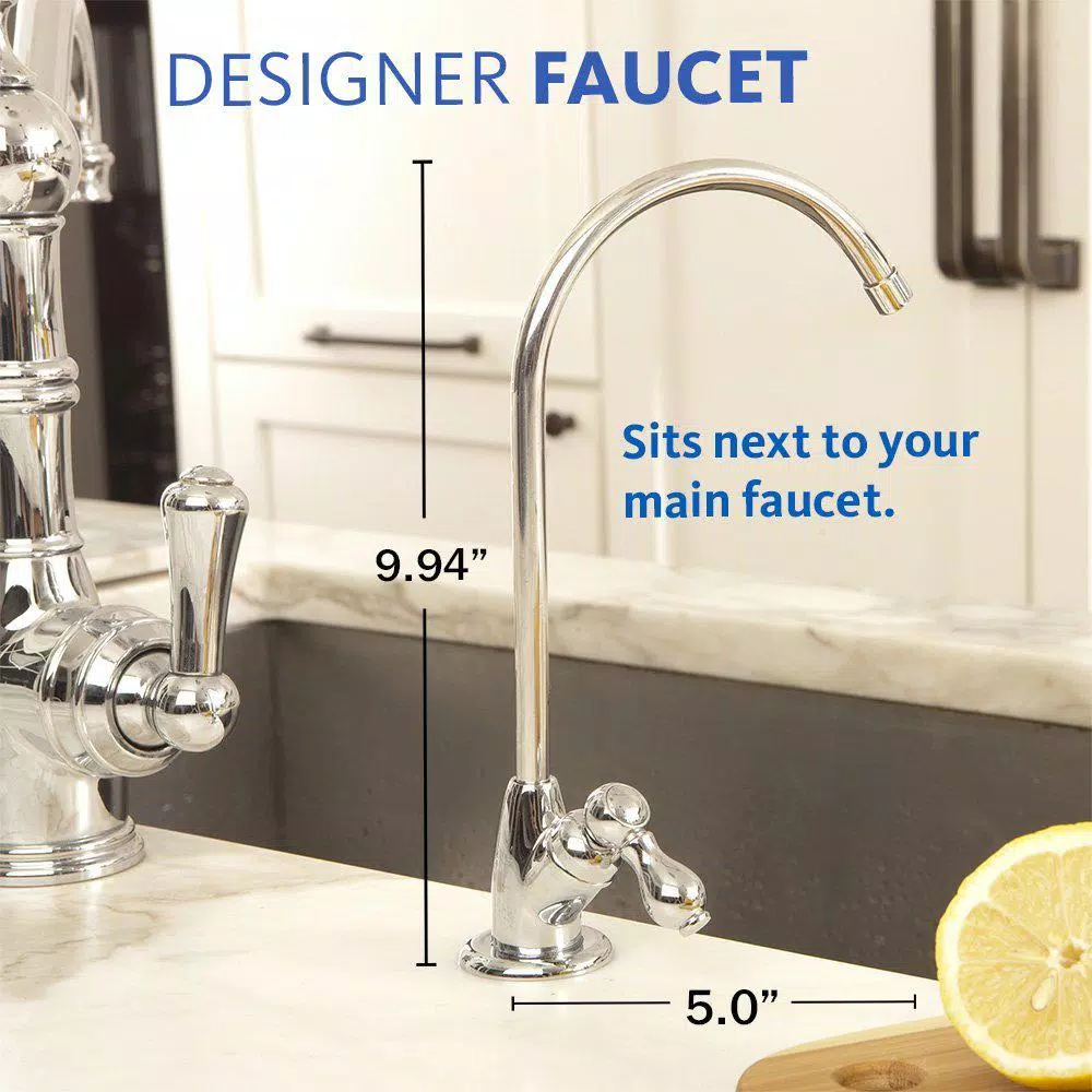 Water Filtration Systems Aquasana OptimH2O Reverse Osmosis Claryum Under-Counter Water Filtration System With Brushed Nickel Faucet 10 Water Filtration Systems Aquasana OptimH2O Reverse Osmosis Claryum Under-Counter Water Filtration System With Brushed Nickel Faucet - Image 8