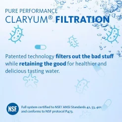 Water Filtration Systems Aquasana 3-Stage Max Flow Under Counter Water Filtration System With Faucet In Brushed Nickel -Honey Can Do Shop brushed nickel aquasana under sink water filters thd 5300 55 1f 1000