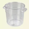 Food Storage Carlisle 1 Qt. Polycarbonate Round Storage Container In Clear (Case Of 12) -Honey Can Do Shop carlisle food storage containers 1076107 64 1000