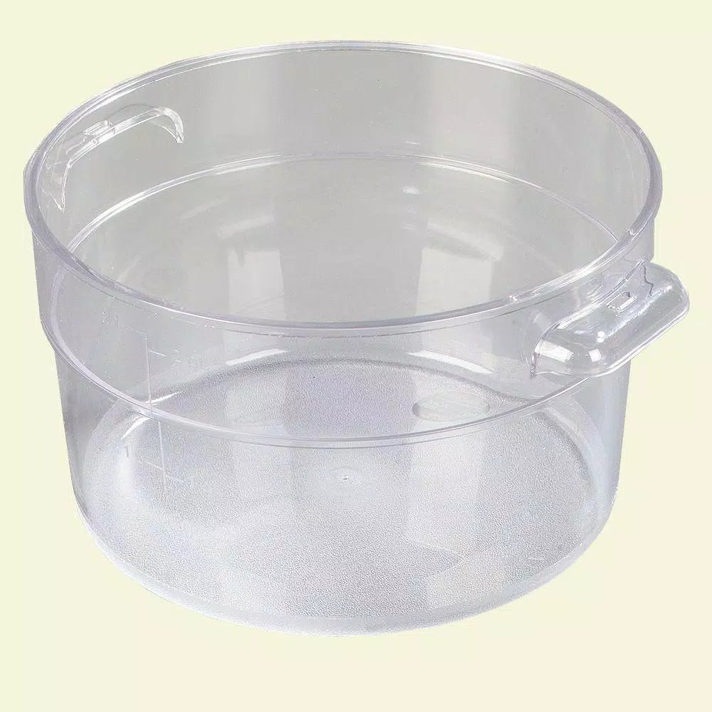 Food Storage Carlisle 2 Qt. Polycarbonate Round Storage Container In Clear (Case Of 12) 3 Food Storage Carlisle 2 Qt. Polycarbonate Round Storage Container In Clear (Case Of 12)