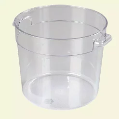Food Storage Carlisle 6 Qt. Polycarbonate Round Storage Container In Clear (Case Of 12)