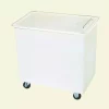 Food Storage Carlisle 44 Gal. Wheeled Ingredient Bin Polyethylene With Polycarbonate Lid In White -Honey Can Do Shop carlisle food storage containers bin4402 64 1000