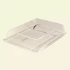 Food Storage Carlisle 18 In. X 13 In. X 4 In. Pastry Tray Cover In Clear -Honey Can Do Shop carlisle food storage containers sc4007 64 1000