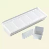 Food Storage Carlisle Bar Condiment Caddy With Five 1.25 Pt. Inserts And Lid In White -Honey Can Do Shop carlisle food storage containers ss10502 64 1000