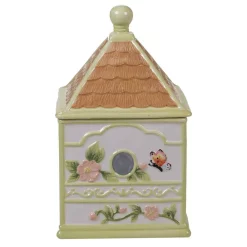 Countertop Storage Certified International Spring Meadows Multi-Colored 11.25 In. 3-D Bird House Cookie Jar