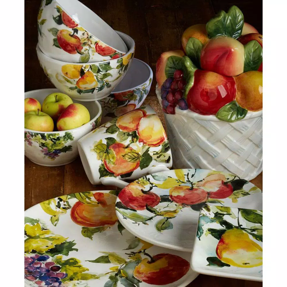 Countertop Storage Certified International 88 Oz. Ambrosia 3-D Fruit Basket Multicolored Cookie Jar 3 Countertop Storage Certified International 88 Oz. Ambrosia 3-D Fruit Basket Multicolored Cookie Jar