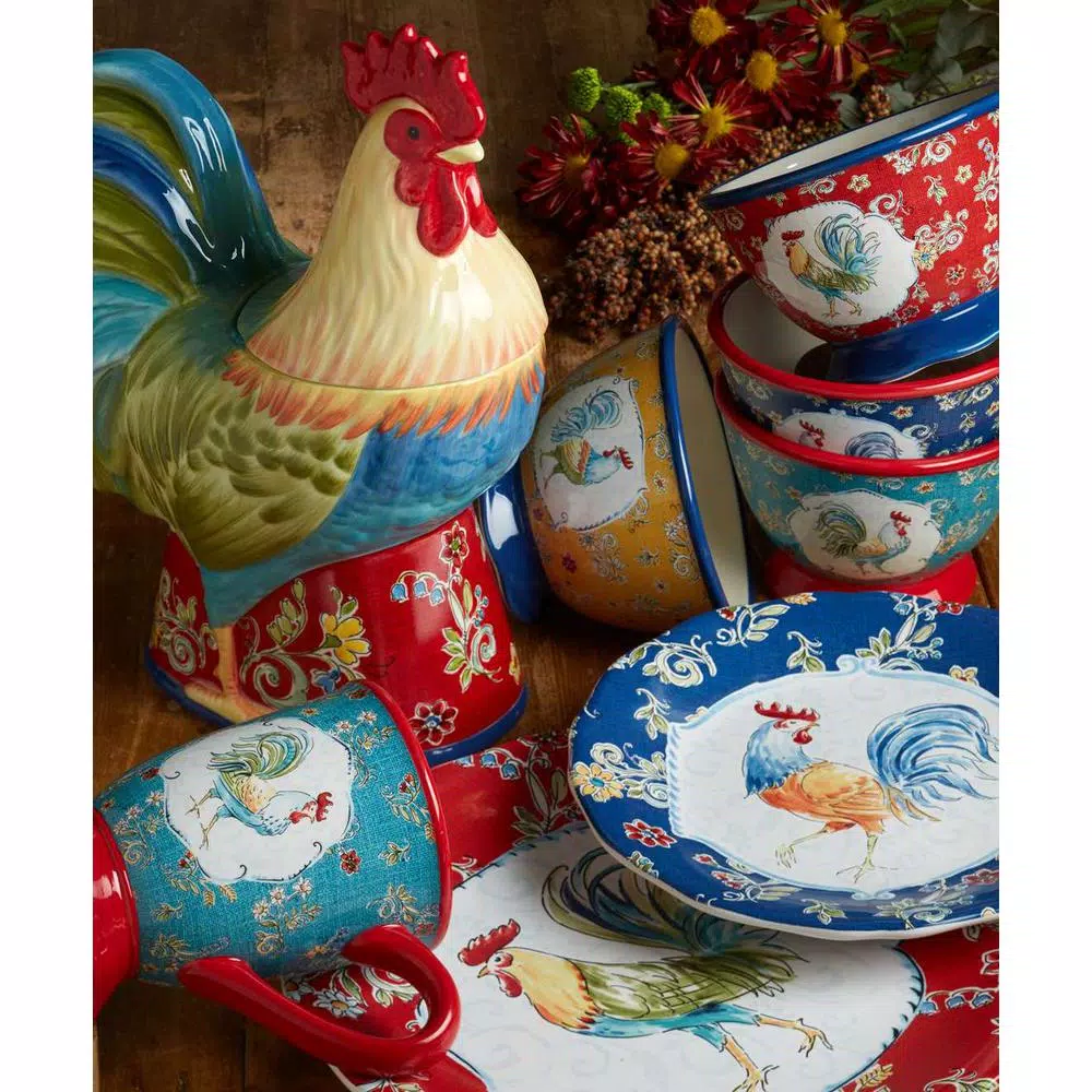 Countertop Storage Certified International 64 Oz. Morning Bloom 3-D Rooster Multicolored Cookie Jar 3 Countertop Storage Certified International 64 Oz. Morning Bloom 3-D Rooster Multicolored Cookie Jar