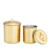 Food Storage Old Dutch Decor Champagne Hammered Canister Set (Set Of 2) 1 Food Storage Old Dutch Decor Champagne Hammered Canister Set (Set Of 2) -Honey Can Do Shop champagne old dutch kitchen canisters 847cc 64 1000