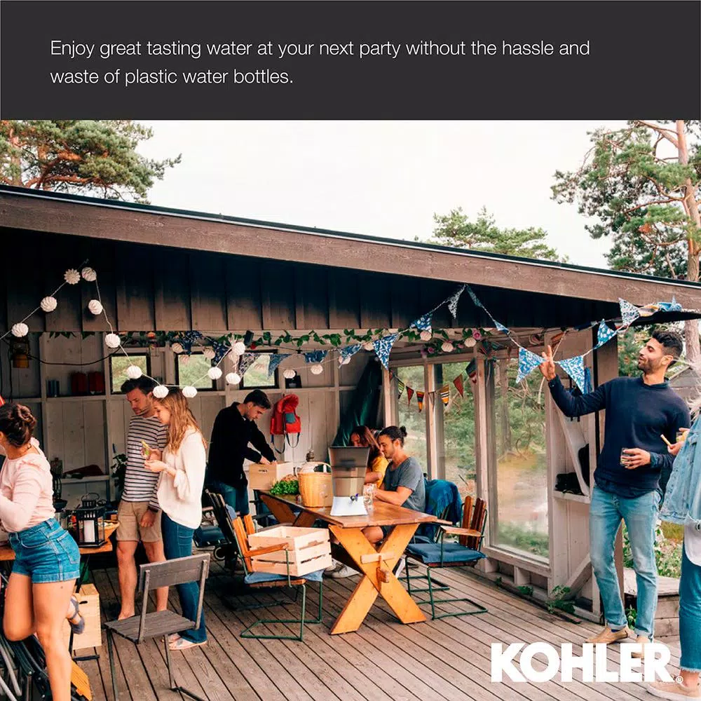 Water Filtration Systems KOHLER Clarity Explore Recreational Water Filter Cartridge System In Charcoal Ombre 5 Water Filtration Systems KOHLER Clarity Explore Recreational Water Filter Cartridge System In Charcoal Ombre - Image 3