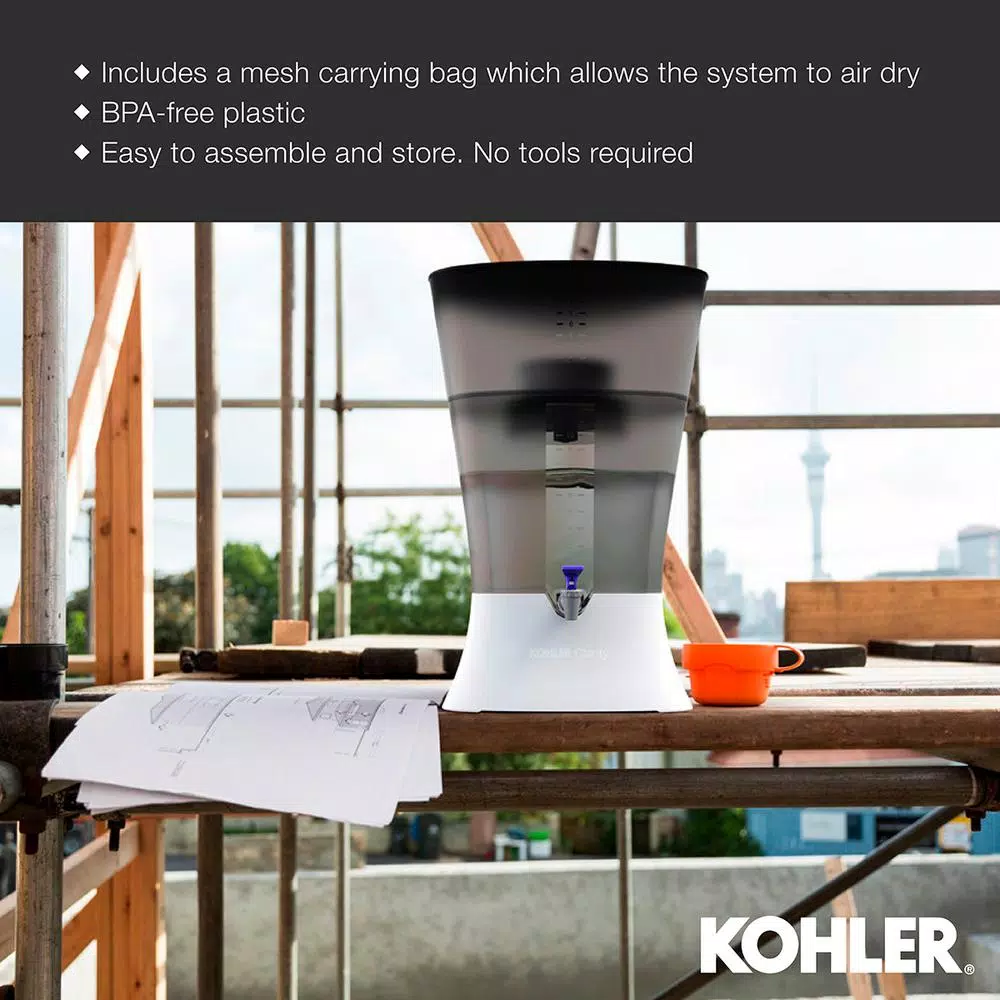 Water Filtration Systems KOHLER Clarity Explore Recreational Water Filter Cartridge System In Charcoal Ombre 11 Water Filtration Systems KOHLER Clarity Explore Recreational Water Filter Cartridge System In Charcoal Ombre - Image 9