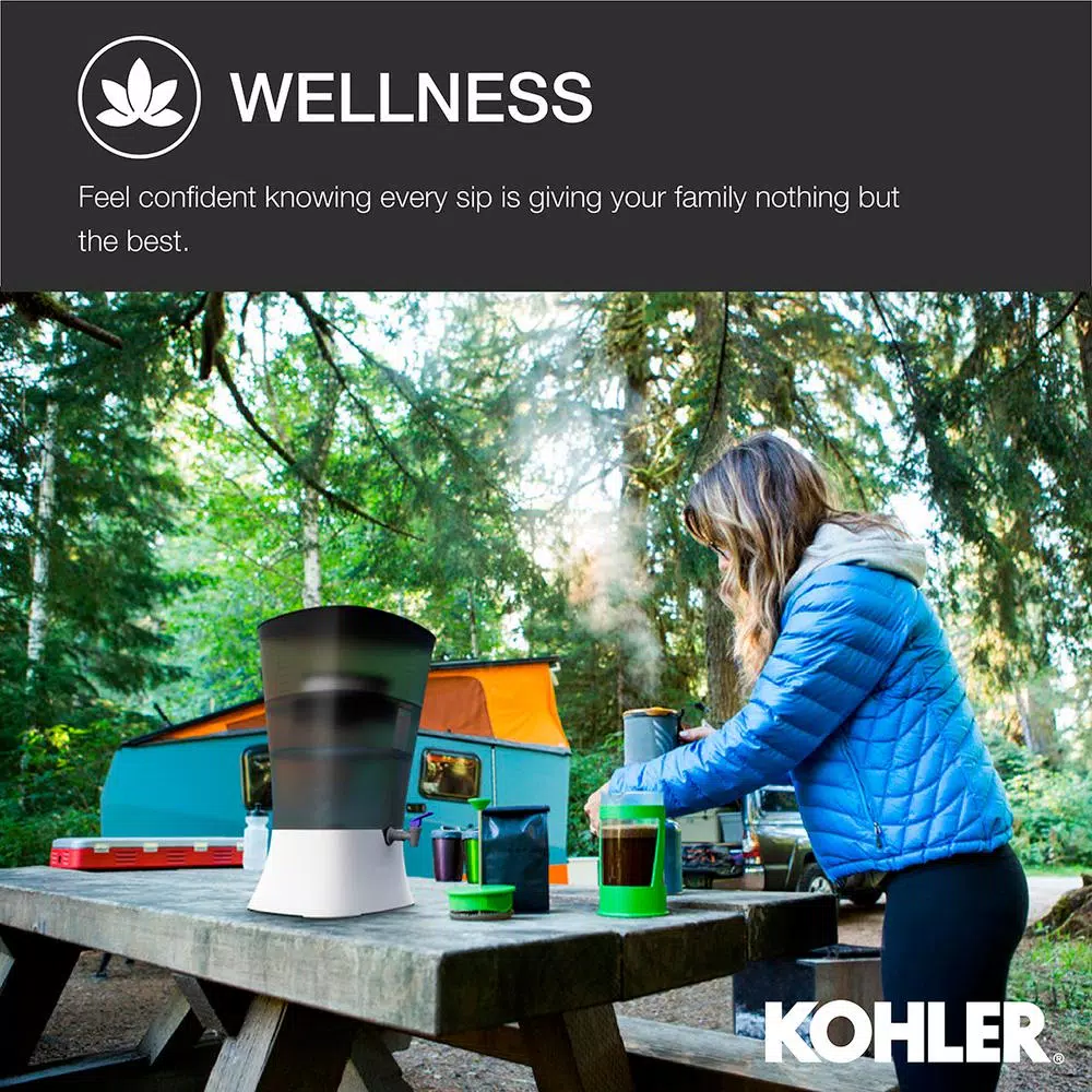Water Filtration Systems KOHLER Clarity Explore Recreational Water Filter Cartridge System In Charcoal Ombre 10 Water Filtration Systems KOHLER Clarity Explore Recreational Water Filter Cartridge System In Charcoal Ombre - Image 8
