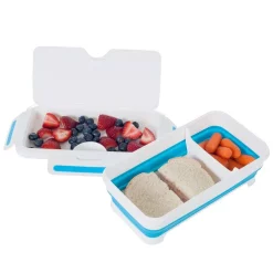 Food Storage Classic Cuisine Rectangular Expandable Lunch Box With Dividers