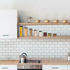 Classic Cuisine 8-Piece Plastic Rectangular Stacking Food Storage Container Set -Honey Can Do Shop clear black classic cuisine food storage containers hw0500044 31 1000