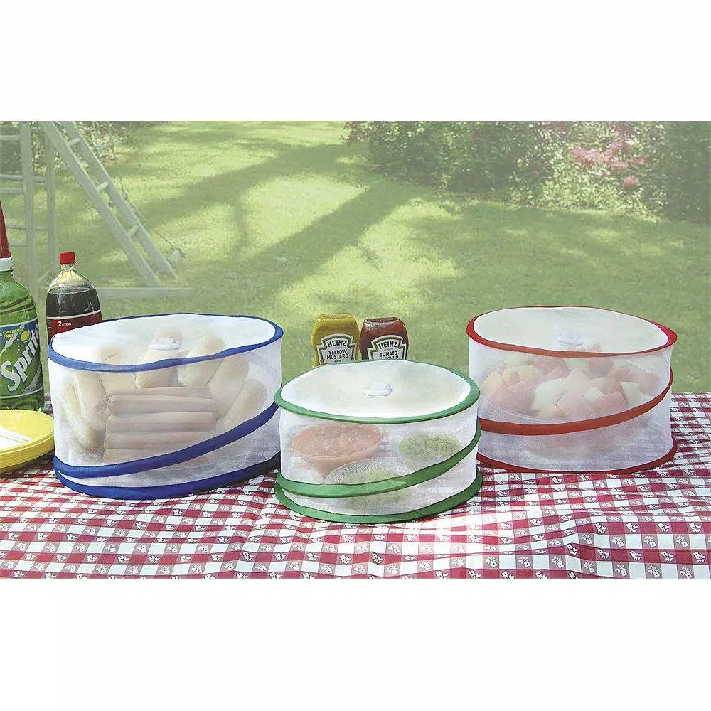 Food Storage Chef Buddy Pop Up Outdoor Food Covers (Set Of 3) 5 Food Storage Chef Buddy Pop Up Outdoor Food Covers (Set Of 3) - Image 3