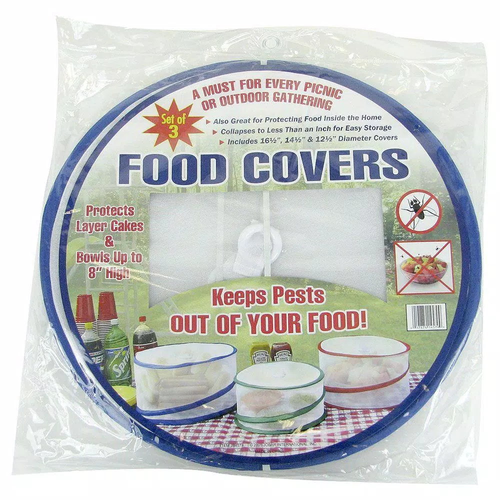 Food Storage Chef Buddy Pop Up Outdoor Food Covers (Set Of 3) 4 Food Storage Chef Buddy Pop Up Outdoor Food Covers (Set Of 3) - Image 2