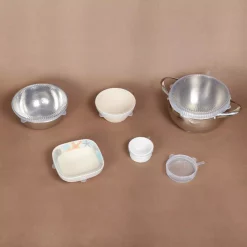 Food Storage Creative Home 6-Piece Silicone Stretch Lid Cover Set 9 Food Storage Creative Home 6-Piece Silicone Stretch Lid Cover Set -Honey Can Do Shop clear creative home food storage containers 90046 31 1000