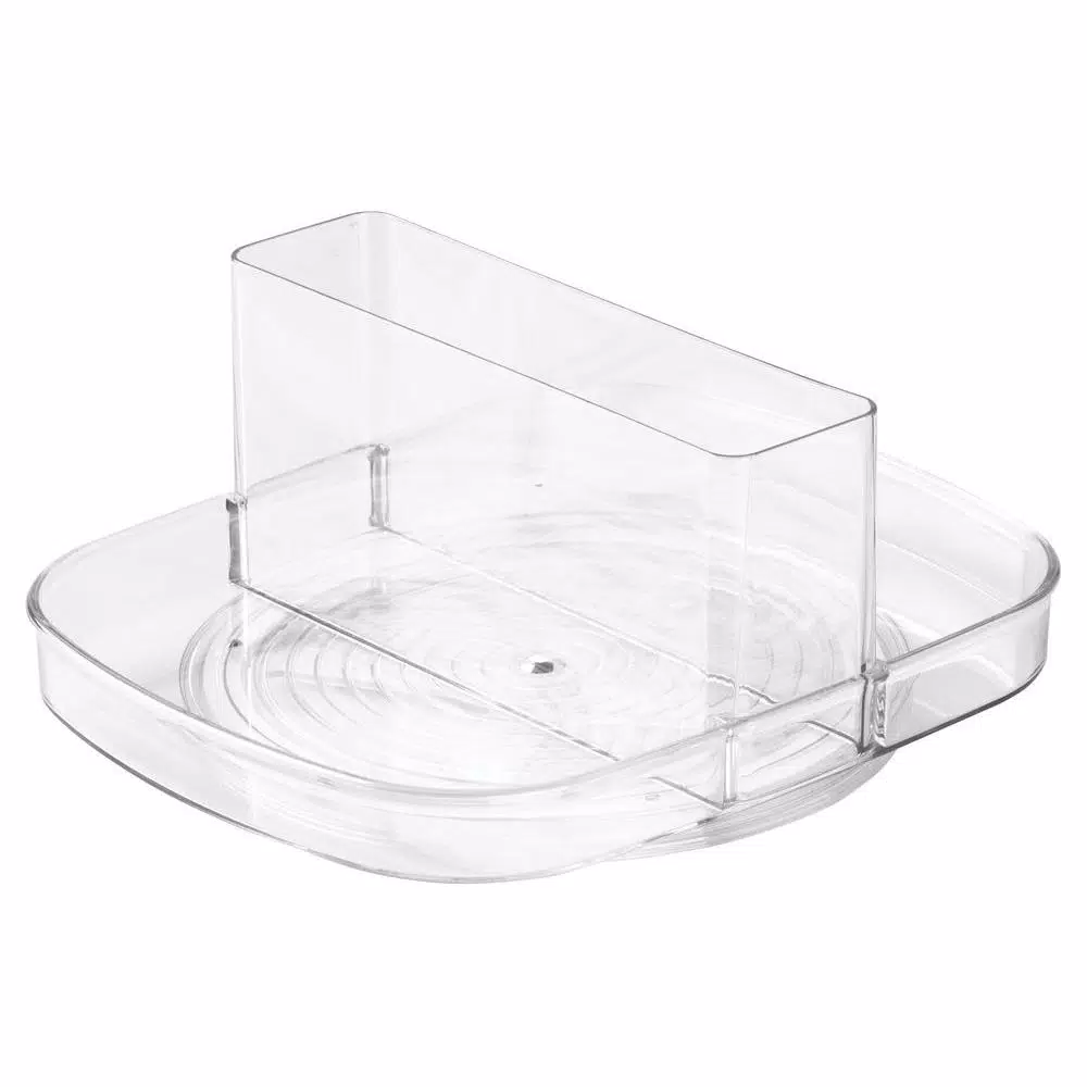 Countertop Storage InterDesign Linus Napkin Spinner In Clear 3 Countertop Storage InterDesign Linus Napkin Spinner In Clear