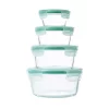 Food Storage OXO Good Grips 8-Piece Smart Seal Glass Round Container Set 2 Food Storage OXO Good Grips 8-Piece Smart Seal Glass Round Container Set -Honey Can Do Shop clear oxo food storage containers 11179500 64 1000