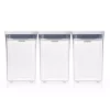 Food Storage OXO Good Grips 3-Piece Small Square Short POP Container Set 2 Food Storage OXO Good Grips 3-Piece Small Square Short POP Container Set -Honey Can Do Shop clear oxo food storage containers 11236200 64 1000