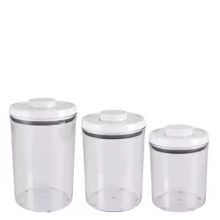Food Storage OXO Good Grips 3-Piece Round POP Container Set -Honey Can Do Shop clear oxo food storage containers 1128780 76 1000