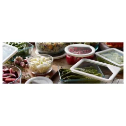 Food Storage Pyrex Ultimate Storage 10-Piece Glass Storage Set With White Lids -Honey Can Do Shop clear pyrex food storage containers 1122762 44 1000