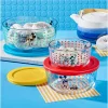 Food Storage Pyrex Mickey Mouse The True Original 6-Piece Decorated Glass Storage Container Set With Lids -Honey Can Do Shop clear pyrex food storage containers 1141054 64 1000