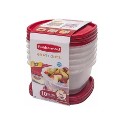 Rubbermaid Easy Find Lids 10-Piece Red Food Storage Container Set 9 Rubbermaid Easy Find Lids 10-Piece Red Food Storage Container Set -Honey Can Do Shop clear red rubbermaid food storage containers 1921887 c3 1000