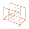 Countertop Storage Creative Home Copper Plated Metal Napkin Holder Kitchen Table Tissue Dispenser, 5-1/2 X 3-1/4″ X 4-3/8″ H -Honey Can Do Shop copper creative home napkin holders 50235 64 1000
