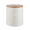 Food Storage Mason Cash Living Coated-Steel Cream Cookie Storage