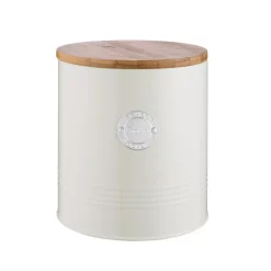 Food Storage Mason Cash Living Coated-Steel Cream Cookie Storage