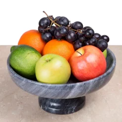 Countertop Storage Creative Home Natural Black Marble Fruit Bowl On Pedestal 15 Countertop Storage Creative Home Natural Black Marble Fruit Bowl On Pedestal -Honey Can Do Shop creative home fruit baskets 84756 31 1000