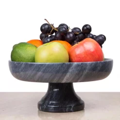 Countertop Storage Creative Home Natural Black Marble Fruit Bowl On Pedestal 11 Countertop Storage Creative Home Natural Black Marble Fruit Bowl On Pedestal -Honey Can Do Shop creative home fruit baskets 84756 4f 1000
