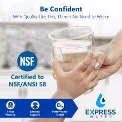 Water Filtration Systems Express Water Express Water Reverse Osmosis 5 Stage Water Filtration System – NSF Certified – Faucet, Tank And 4 Filters – 100 GPD 13 Water Filtration Systems Express Water Express Water Reverse Osmosis 5 Stage Water Filtration System – NSF Certified – Faucet, Tank And 4 Filters – 100 GPD -Honey Can Do Shop deluxe chrome express water reverse osmosis systems ro10dx 66 1000