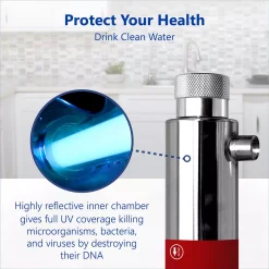 Replacement Water Filters Express Water Express Water – UV Water Filter Replacement – UV Water System – 12 Inch UV Light Housing With 10 Inch Bulb – RO System -Honey Can Do Shop express water replacement water filters fltuv110bch 40 1000