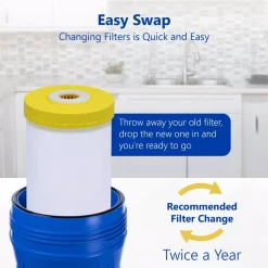 Replacement Water Filters Express Water Express Water – Kinetic Degradation Fluxion Filter – Whole House Heavy Metal Replacement Water Filter – 4.5” X 20” Inch 10 Replacement Water Filters Express Water Express Water – Kinetic Degradation Fluxion Filter – Whole House Heavy Metal Replacement Water Filter – 4.5” X 20” Inch -Honey Can Do Shop express water replacement water filters fltwh2045k a0 1000