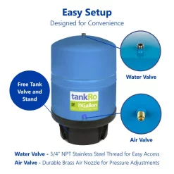 Water Filter Parts Express Water TankRO – RO Water Filtration System Expansion Tank – 11 Gallon Water Capacity – Reverse Osmosis Storage Pressure Tank 12 Water Filter Parts Express Water TankRO – RO Water Filtration System Expansion Tank – 11 Gallon Water Capacity – Reverse Osmosis Storage Pressure Tank -Honey Can Do Shop express water water filter parts gts11 1d 1000