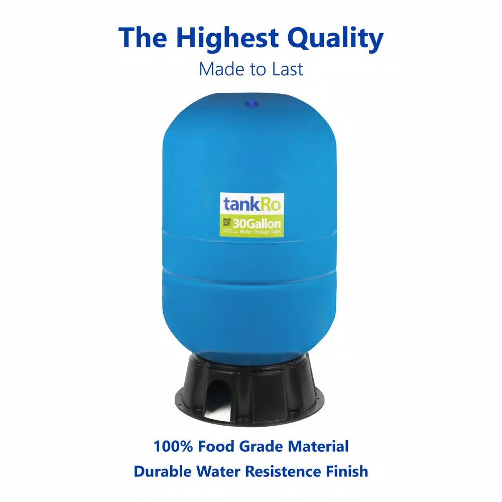 Water Filter Parts Express Water TankRO – RO Water Filtration System Expansion Tank – 30 Gallon Water Capacity – Reverse Osmosis Storage Pressure Tank 6 Water Filter Parts Express Water TankRO – RO Water Filtration System Expansion Tank – 30 Gallon Water Capacity – Reverse Osmosis Storage Pressure Tank - Image 4