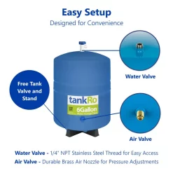 Water Filter Parts Express Water TankRO – RO Water Filtration System Expansion Tank – 6 Gallon Water Capacity – Reverse Osmosis Storage Pressure Tank 12 Water Filter Parts Express Water TankRO – RO Water Filtration System Expansion Tank – 6 Gallon Water Capacity – Reverse Osmosis Storage Pressure Tank -Honey Can Do Shop express water water filter parts gts6 1d 1000