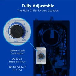 Water Filter Parts Express Water Adjustable Power Water Chiller Cooling Cold Water Dispenser Stainless Steel With Cooling Fan, Tubing, Fittings 10 Water Filter Parts Express Water Adjustable Power Water Chiller Cooling Cold Water Dispenser Stainless Steel With Cooling Fan, Tubing, Fittings -Honey Can Do Shop express water water filter parts pc2000 40 1000