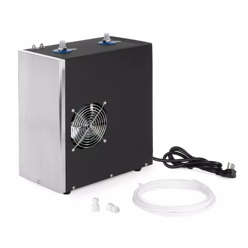 Water Filter Parts Express Water Adjustable Power Water Chiller Cooling Cold Water Dispenser Stainless Steel With Cooling Fan, Tubing, Fittings 3 Water Filter Parts Express Water Adjustable Power Water Chiller Cooling Cold Water Dispenser Stainless Steel With Cooling Fan, Tubing, Fittings