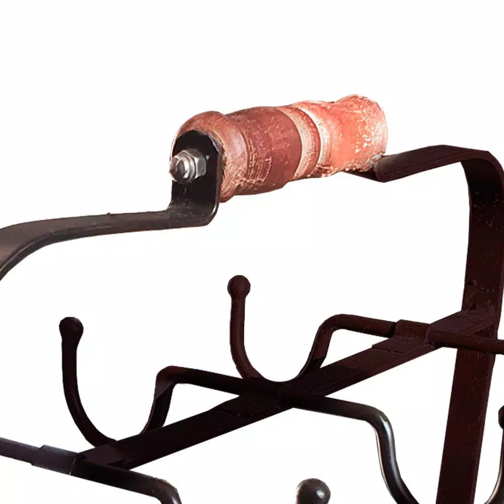 Countertop Storage Benzara Rustic Style 6-Hooks Galvanized Metal Gray Color Crockery Holder 8 Countertop Storage Benzara Rustic Style 6-Hooks Galvanized Metal Gray Color Crockery Holder - Image 6