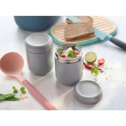 Food Storage BergHOFF Leo .53 Qt. Gray Food Container -Honey Can Do Shop gray berghoff kitchen canisters 3950133 4f 1000