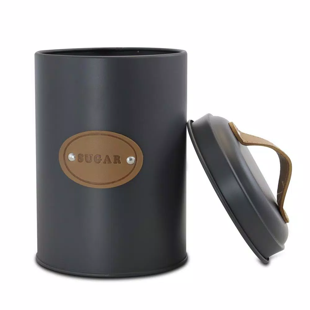 MegaChef Kitchen Food Storage And Organization 5-Piece Metal Canister Set With Metal Lids 11 MegaChef Kitchen Food Storage And Organization 5-Piece Metal Canister Set With Metal Lids - Image 9