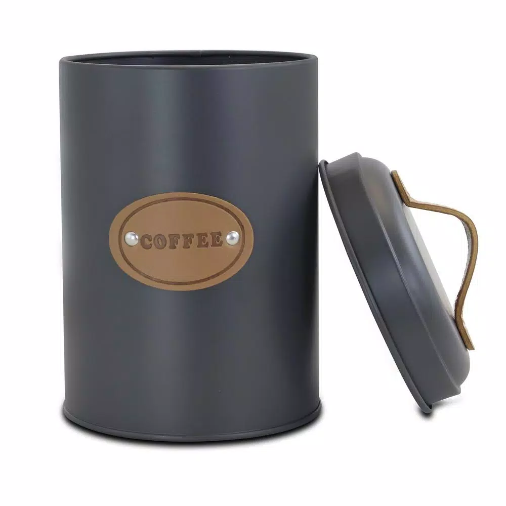 MegaChef Kitchen Food Storage And Organization 5-Piece Metal Canister Set With Metal Lids 9 MegaChef Kitchen Food Storage And Organization 5-Piece Metal Canister Set With Metal Lids - Image 7