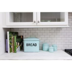 Food Storage 3R Studios 3-Piece Metal Canister Set With Lids -Honey Can Do Shop green 3r studios kitchen canisters ec0264 1f 1000